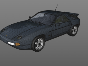 porsche 928 gts 1992 3D Model