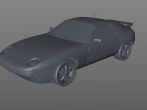 porsche 928 gts 1992 3D Model