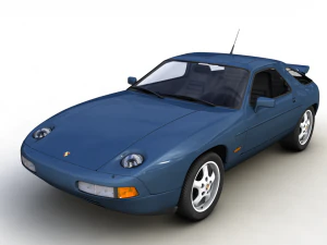 porsche 928 gts 1992 Model 3D