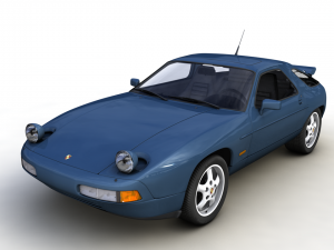 porsche 928 gts 1992 3D Model