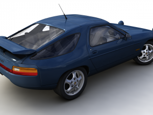 porsche 928 gts 1992 3D Model