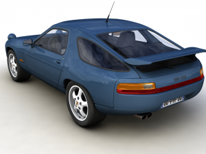 porsche 928 gts 1992 3D Model