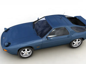 porsche 928 gts 1992 3D Model
