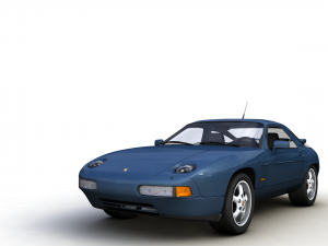 porsche 928 gts 1992 3D Model