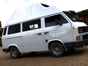 volkswagen camping westfalia california 1987 Model 3D