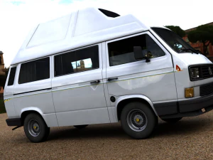 volkswagen camping westfalia calif&oacute;rnia 1987 Modelo 3D