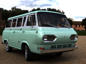 エコノライン E100 ウィンドウバン 1962 3Dモデル