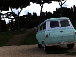 Econoline E100 Window Van 1962 3D Model