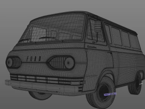 エコノライン E100 ウィンドウバン 1962 3Dモデル