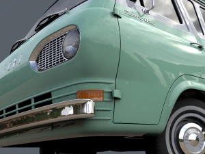 エコノライン E100 ウィンドウバン 1962 3Dモデル