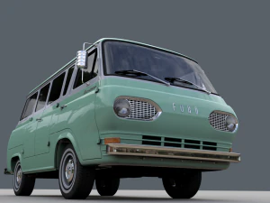 エコノライン E100 ウィンドウバン 1962 3Dモデル