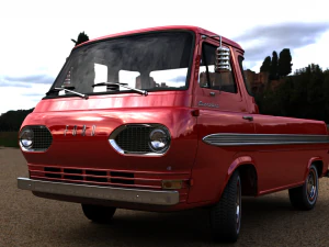 Econoline E100 Pickup - 1962 3D Model
