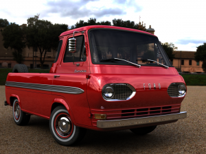 Econoline E100 Pickup - 1962 3D मॉडल