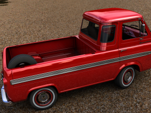 Econoline E100 Pickup - 1962 3D मॉडल
