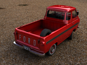 Econoline E100 Pickup - 1962 3D मॉडल