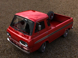 Econoline E100 Pickup - 1962 3D Model