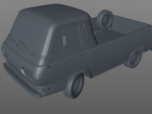 Econoline E100 Pickup - 1962 3D मॉडल