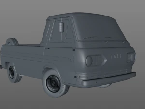 Econoline E100 Pickup - 1962 3D Model