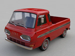 Econoline E100 Pikap - 1962 3D Model