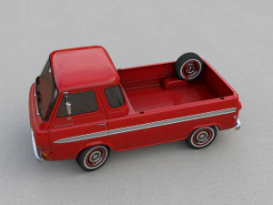 Econoline E100 Pickup - 1962 3D Model
