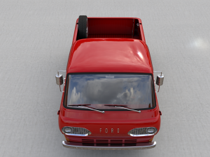 Econoline E100 Pickup - 1962 3D मॉडल