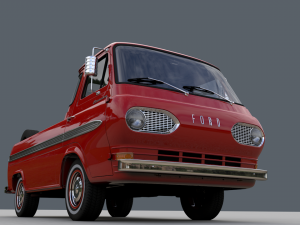 Econoline E100 Pickup - 1962 3D मॉडल