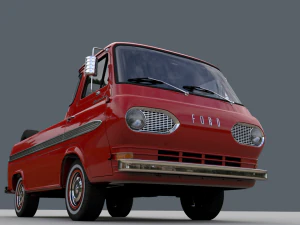Econoline E100 Pickup - 1962 3D Model