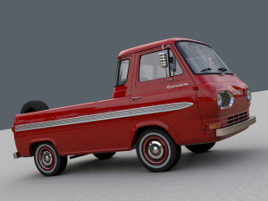 Econoline E100 Pickup - 1962 3D मॉडल