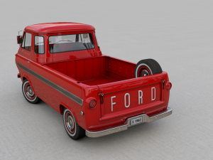 Econoline E100 Pickup - 1962 3D मॉडल