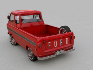 Econoline E100 Pickup - 1962 3D Model