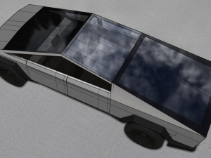 tesla cybertruck 2019 3D Model