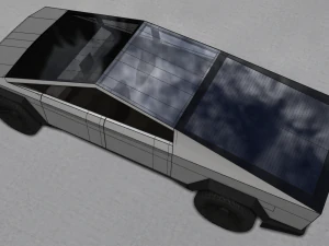 Cybertruck Tesli 2019 Model 3D