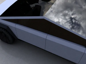 Cybertruck Tesli 2019 Model 3D