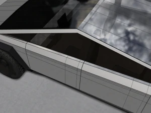Cybertruck Tesli 2019 Model 3D