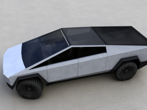 tesla cybertruck 2019 3D Model