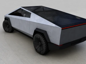 Cybertruck Tesli 2019 Model 3D