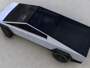 Cybertruck Tesli 2019 Model 3D