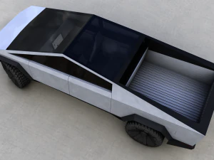Cybertruck Tesli 2019 Model 3D