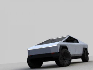 Cybertruck Tesli 2019 Model 3D