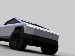 tesla cybertruck 2019 3D Model