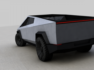 tesla cybertruck 2019 3D Model