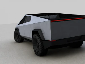 Cybertruck Tesli 2019 Model 3D