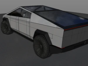 Cybertruck Tesli 2019 Model 3D