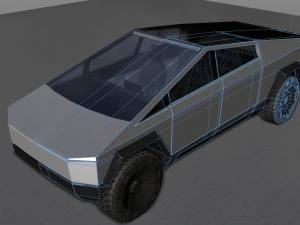 tesla cybertruck 2019 3D Model