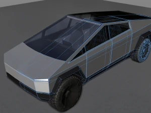 Cybertruck Tesli 2019 Model 3D