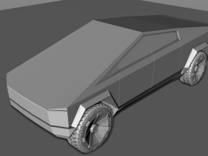 tesla cybertruck 2019 3D Model