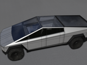 tesla cybertruck 2019 3D Model