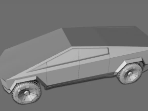 Cybertruck Tesli 2019 Model 3D