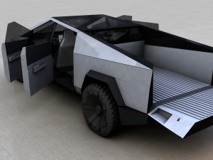 tesla cybertruck 2019 3D Model