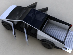 Cybertruck Tesli 2019 Model 3D